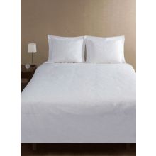 Yellow Dekbedovertrek Weston - Eenpersoons - 140x200/220cm - Wit