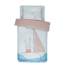 Covers en Co Dekbedovertrek Ahoy - Eenpersoons - 140x200/220 cm - Blue