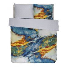 Essenza Dekbedovertrek Banos - Tweepersoons - 200x200/220 cm - Blue