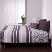 Beddinghouse Dekbedovertrek Baretta - Tweepersoons - 200x200/220 cm - Grijs