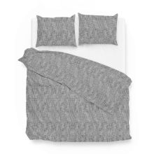 Zo! Home Dekbedovertrek Blitz (Flanel) - Ink Black