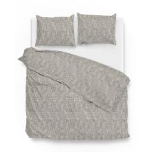 Zo! Home Dekbedovertrek Blitz (Flanel) - Rock Taupe