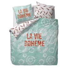 Covers en Co Dekbedovertrek Boho - Eenpersoons - 140x200/220 cm - Mint