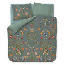 Pip Studio Dekbedovertrek Botanico Verde - Blue