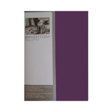 Brighton Hoeslaken Katoen Perkal - Eenpersoons - 90x220 cm - Aubergine