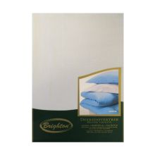 Brighton Dekbedovertrek Uni - Eenpersoons - 140x200/220 cm - Licht Blauw