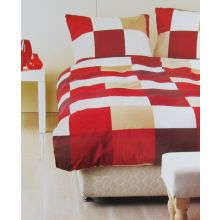 Beddinghouse Dekbedovertrek Carleston - Eenpersoons - 140x200/220 cm - Rood