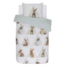 Covers en Co Dekbedovertrek Cato - Eenpersoons - 140x200/220 cm - White