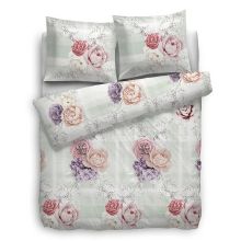HnL Pure Cotton Dekbedovertrek Cerise - Litsjumeaux XL - 260x200/220 cm - Multi