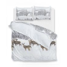 Zo! Home Dekbedovertrek Cervo (Flanel) - White