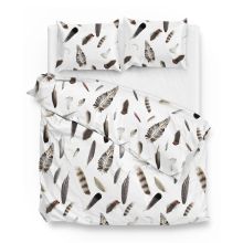 Zo! Home Dekbedovertrek Chester (Flanel) - White/Brown