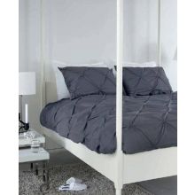 Hotel Suite Dekbedovertrek Chesterfield - Eenpersoons - 140x200/220 - Anthracite