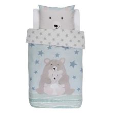 Covers en Co Dekbedovertrek Counting Stars - Eenpersoons - 140x200/220 cm - Blue