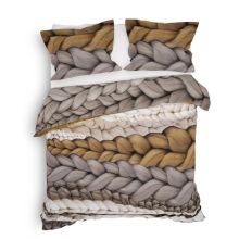 Heckettlane Dekbedovertrek Daley - Natural Taupe
