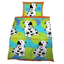Junior Kinderovertrek Dalmatiers - Eenpersoons - 140x200 cm