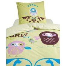 Damai Kinderovertrek Owly - Eenpersoons - 140x200/220 cm - Green