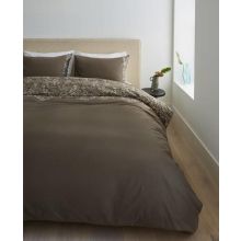 Beddinghouse Dekbedovertrek Dario - Eenpersoons - 140x200/220 cm - Taupe