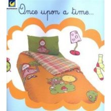 Once Upon a Time Kinderovertrek Roodkapje - Eenpersoons - 140x200 cm - Oranje