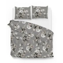 Zo! Home Dekbedovertrek Ella (Flanel) - Grey