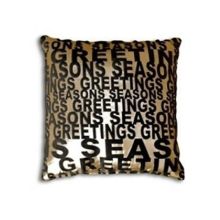 Essenza Sierkussen Seasons Greeting - 43x43 cm - Black Gold