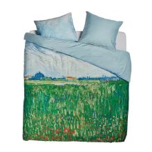 Beddinghouse x Van Gogh Dekbedovertrek Field with Poppies - Green