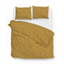 Zo! Home Dekbedovertrek Fiori di Satinado - Ochre Gold