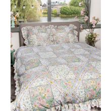 iSleep Ruches Dekbedovertrek Flora - Litsjumeaux - 240x200 cm - Multi