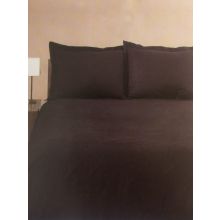 Yellow Dekbedovertrek Stefano - Eenpersoons - 140x200/220cm - Zwart