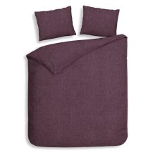 Heckettlane Dekbedovertrek Franela (Flanel) - Bordeaux Red