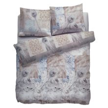 Face2Face Dekbedovertrek Gusto - Eenpersoons - 155x200 + 50x80 cm - Grijs