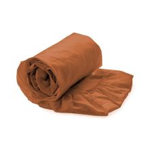 HnL Royal Cotton Split-Topper Hoeslaken Perkal Katoen - Terra