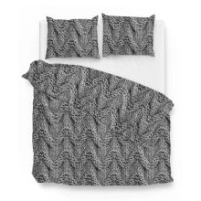 Zo! Home Dekbedovertrek Huck (Flanel) - Dark Grey