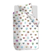 Beddinghouse Dekbedovertrek In Your Face - Eenpersoons - 140x200/220 - Multi