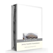 Papillon Topper Hoeslaken Jersey - White