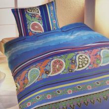 Kitan Dekbedovertrek Kalinka - Tweepersoons - 200x200/220 cm - Blue