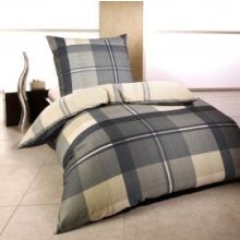 Kitan Dekbedovertrek Grey - Eenpersoons - 140x200/220 cm - Grijs