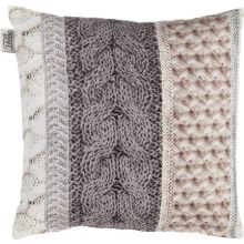 Ariadne at Home Sierkussen Knitcraft - 40x40cm - Bluegrey