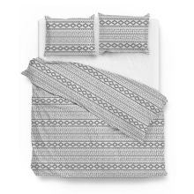 Zo! Home Dekbedovertrek Kriti (Flanel) - Grey