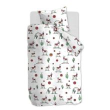 Beddinghouse Dekbedovertrek Lama Adventure - Eenpersoons - 140x200/220 - Multi