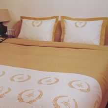 Refined Dekbedovertrek Laurel - Eenpersoons - 140x200/220 cm - Naturel