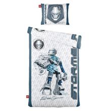 Lego Kinderovertrek STORMER - Eenpersoons - 140x200 cm - Wit