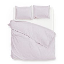 Zo! Home Dekbedovertrek Lino - Grey Lilac