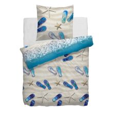 HnL Refined Dekbedovertrek Lucas - Litsjumeaux XL - 260x200/220 cm - Blauw