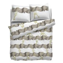 HnL Refined Dekbedovertrek Marcus - Eenpersoons - 140x200/220 cm - Offwhite