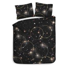 Heckettlane Dekbedovertrek Mecury - Black