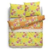 Covers en Co Dekbedovertrek Meribelle - Litsjumeaux - 240x200/220 cm - Geel