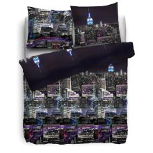 HnL Refined Dekbedovertrek Metropole - Litsjumeaux - XL 260x200/220 cm - Multi