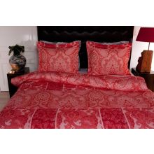 HnL Refined Dekbedovertrek Milou - Eenpersoons - 140x200/220 cm - Rood
