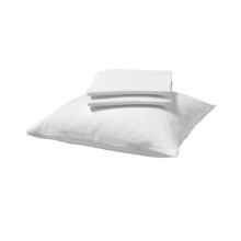 Molton Kussenslopen Ritssluiting (2 stuks) - 60x70 cm - Wit