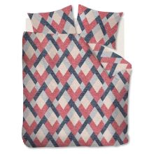 Beddinghouse Dekbedovertrek Montero (flanel) - Litsjumeaux XL - 260x200/220 cm - Red